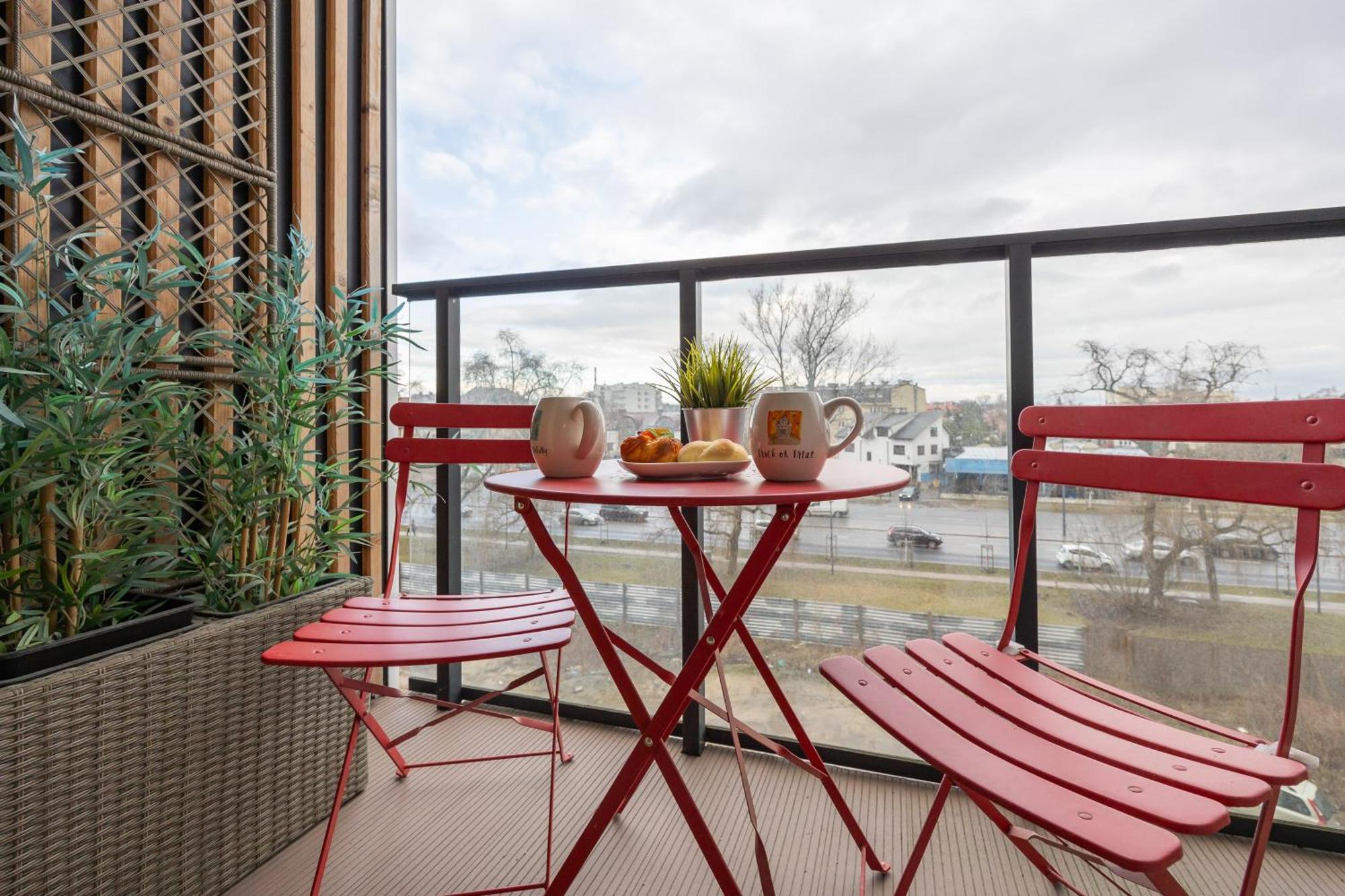 Warsaw Praga Kokoryczki Apartments With Parking By Noclegi Renters Kültér fotó